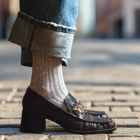 KLUE Socken Mélange | Grau