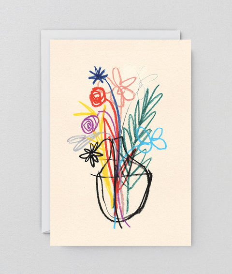 Klappkarte Blumenkunst