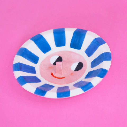 Schmuckschale Happy Sun / Blau
