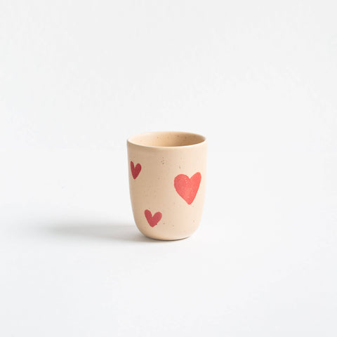 Herzen Steingut Tasse 2er-Set | Limited Edition