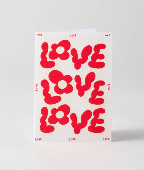 Klappkarte Love Love Love