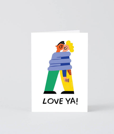 Klappkarte Love Ya