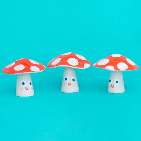 Mini-Pilz aus Keramik