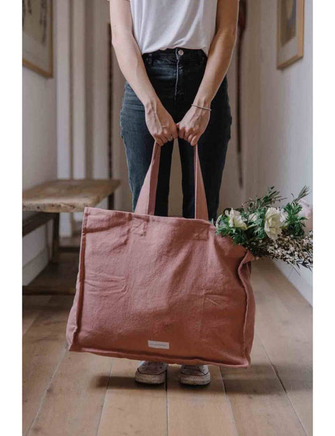 Bio-Baumwoll-Canvas-Tasche Rosewood