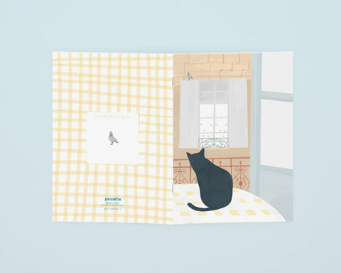 NOTIZBUCH A5 / KATZE SCHWARZ