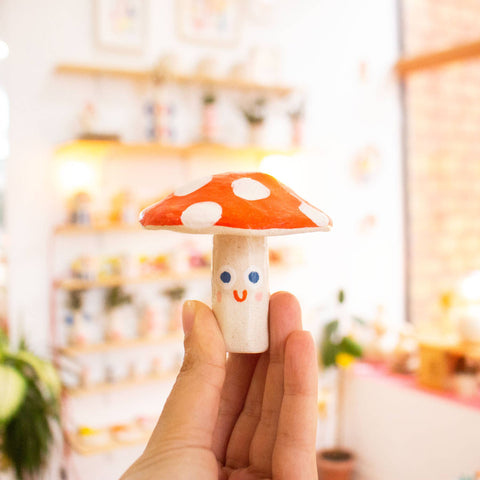 Mini-Pilz aus Keramik