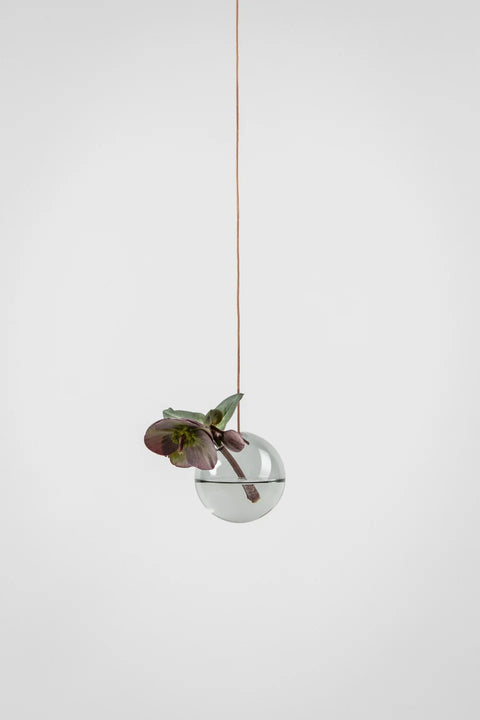 Hanging Flower Bubble | Small | Smoke