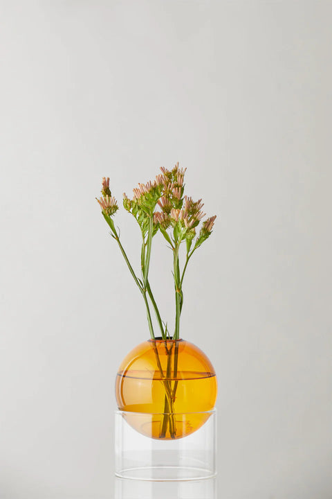 Standing Flower Bubble | Amber
