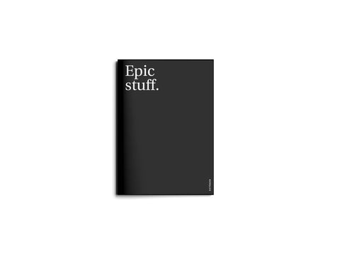 Epic stuff. Notizbuch