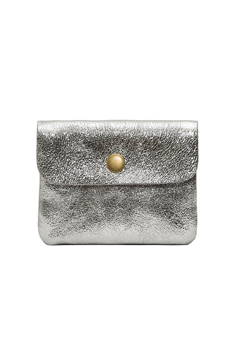 Kleiner Geldbeutel aus Metallic-Leder | LUCE