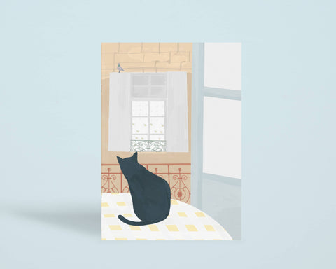 NOTIZBUCH A5 / KATZE SCHWARZ