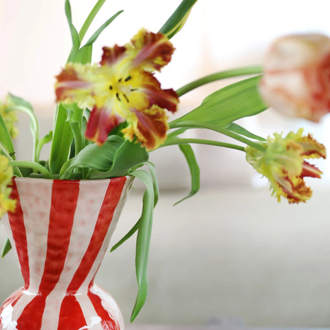 Vase Rhombic | Rot