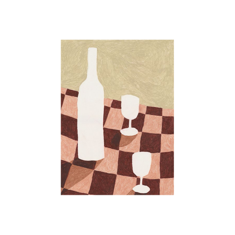 Postkarte Sipping & Talking