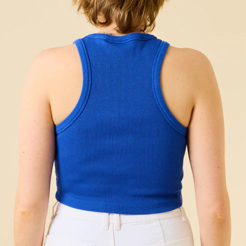 Popeia | The 24/7 Crop Top | Königsblau