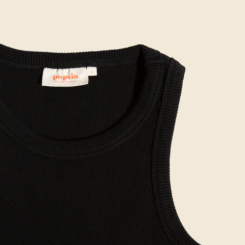Popeia | The 24/7 Crop Top | Schwarz