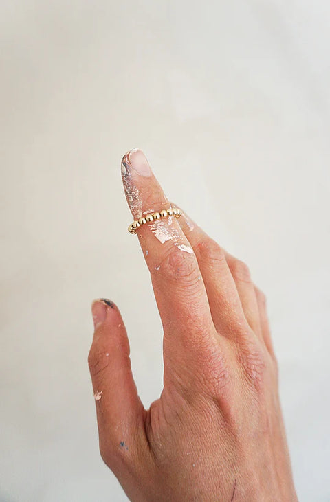 Gold Bubbles Ring