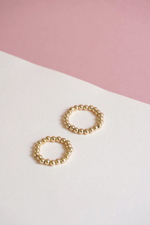 Gold Bubbles Ring