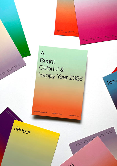 Gradient Calendar 2026