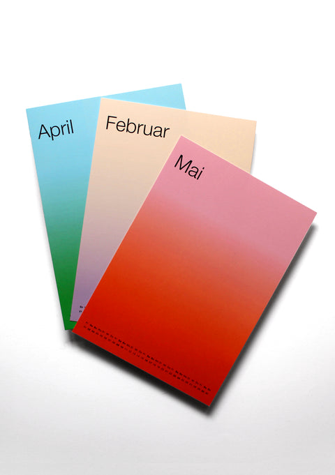 Gradient Calendar 2026