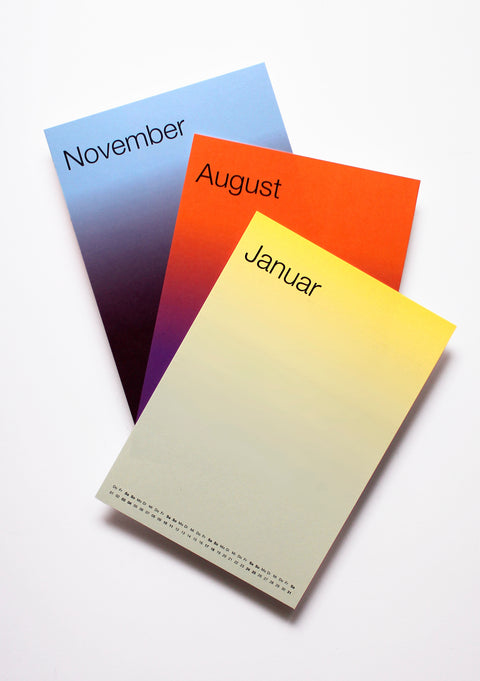 Gradient Calendar 2026