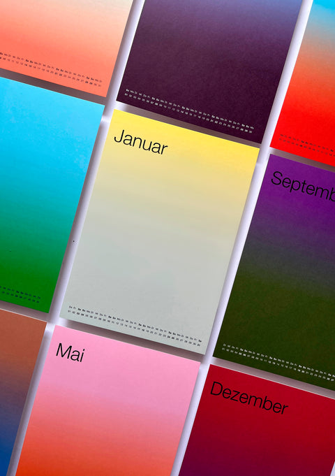 Gradient Calendar 2026