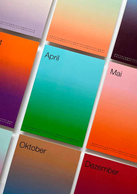 Gradient Calendar 2026