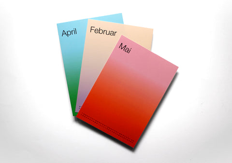 Gradient Calendar 2026