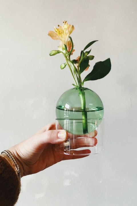 Standing Flower Bubble | Green