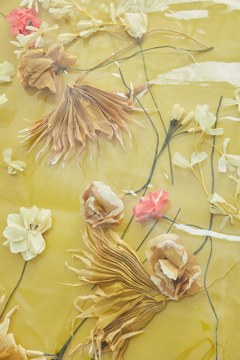 Paper Flower Ice Poppy | Ochre