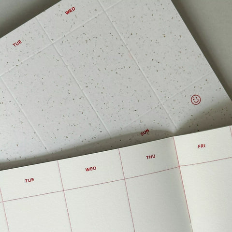 Grid Harvest White Notizbuch