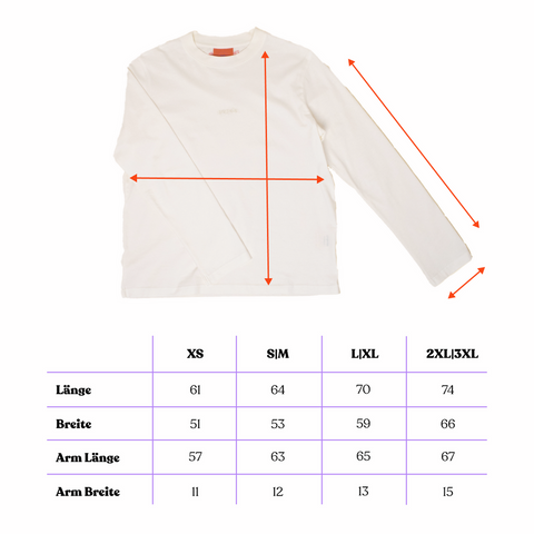 Langarmshirt | Offwhite