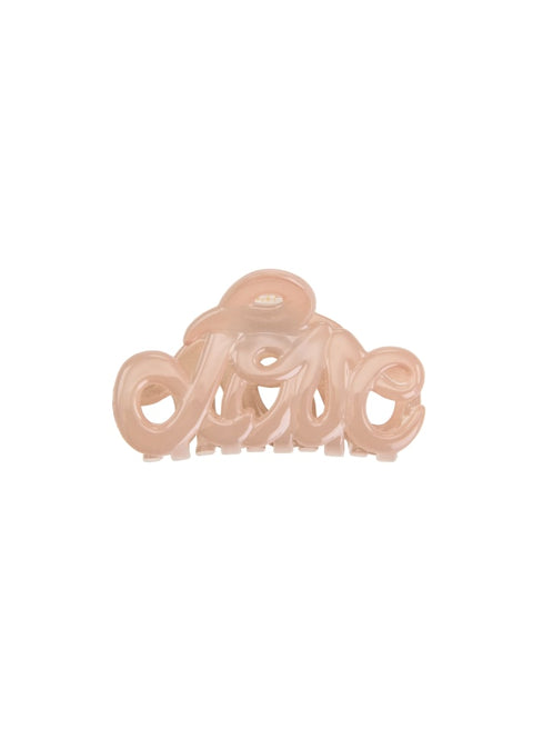 Haarklammer Love 5 cm / Nude