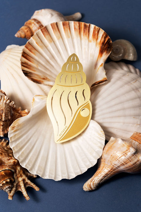 OCTAEVO Pearl Shell Lesezeichen