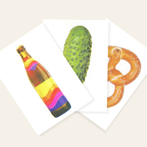 Postkarte Essiggurke
