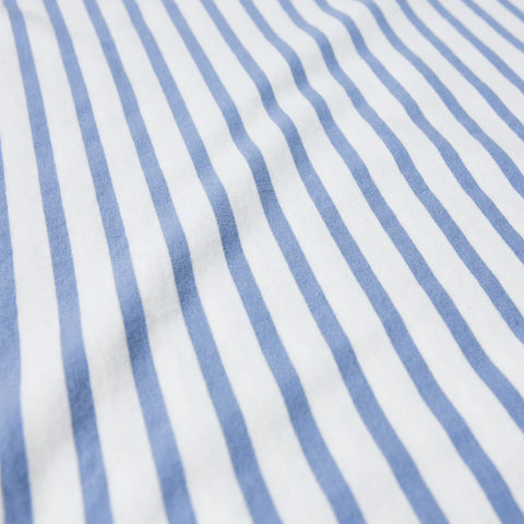 Stripy T-Shirt | Eisblau/Offwhite
