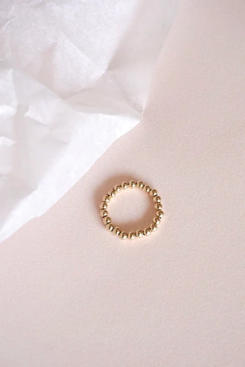 Gold Bubbles Ring