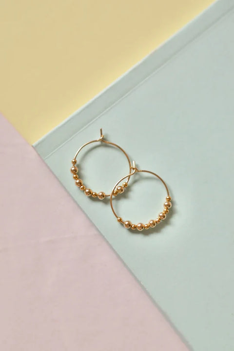 Gold Bubbles Creolen