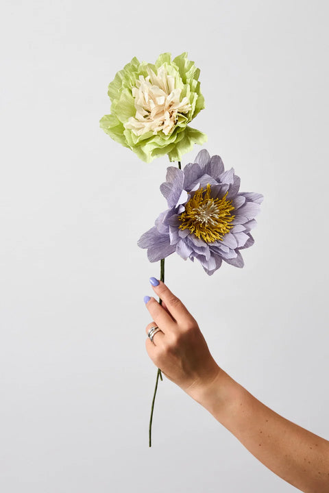 Paper Flower Cottage Rose | Purple