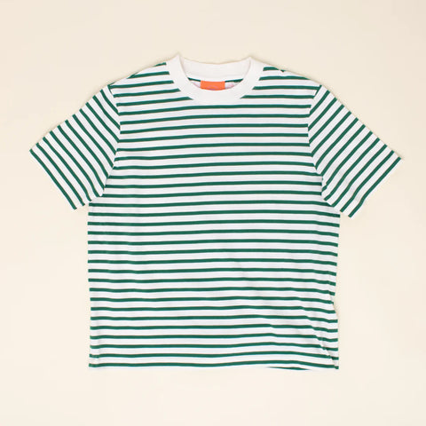 Stripy T-Shirt | Grün/Weiß