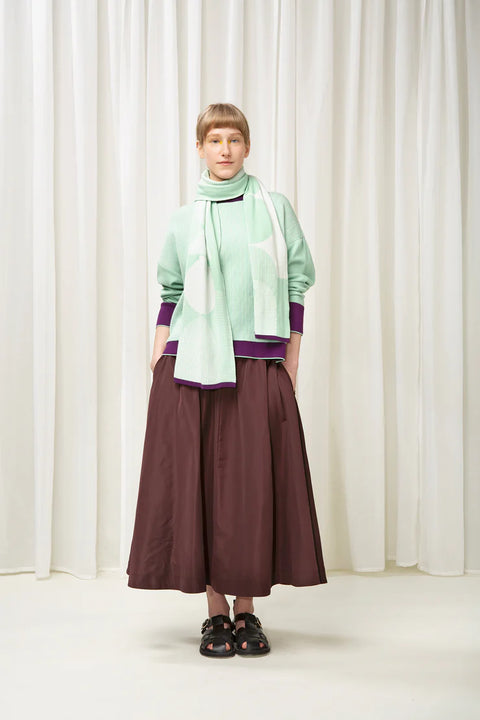 LUCIA Schal midi / Mint