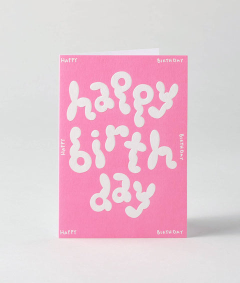Klappkarte Happy Birthday