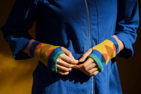 Stained Glass Wrist Warmers