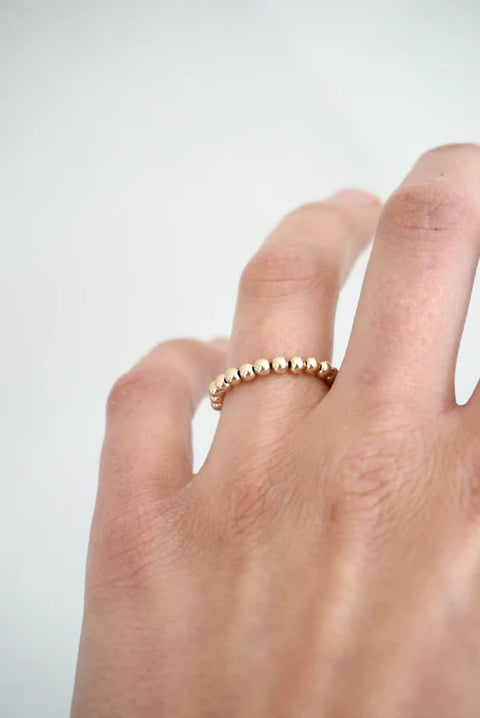 Gold Bubbles Ring