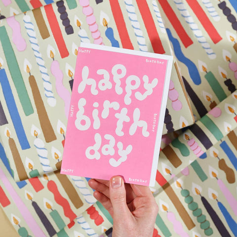 Klappkarte Happy Birthday