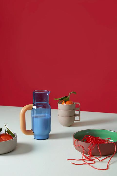 Pitcher | Blau/MilkyAmber