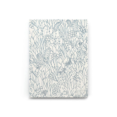 Blaue Blumen Notizbuch, klein