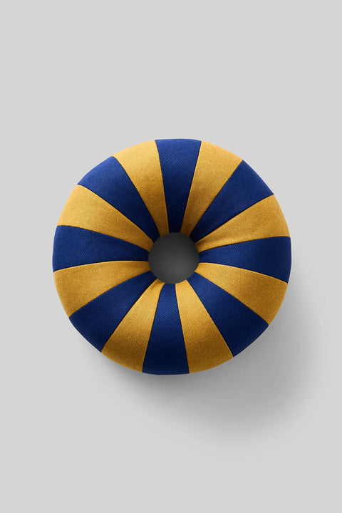 Float Pillow | Dark Blue, Ochre