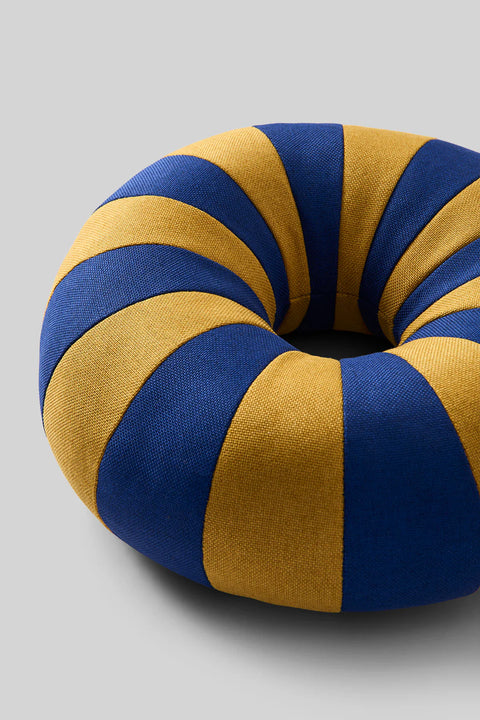 Float Pillow | Dark Blue, Ochre