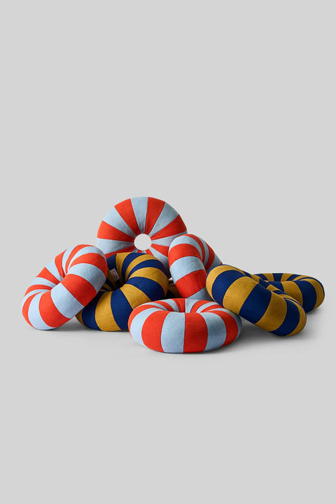 Float Pillow | Dark Blue, Ochre