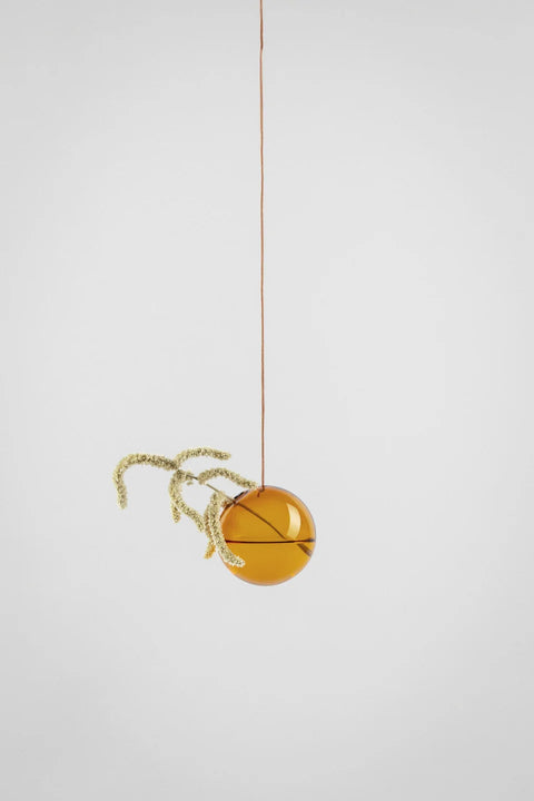 Hanging Flower Bubble | Small | Amber